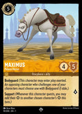 01 The First Chapter - 010/204 - Maximus - Palace Horse - NON FOIL