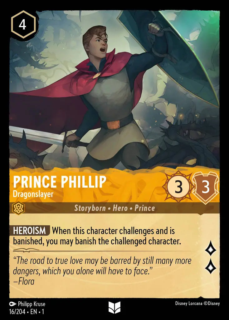 01 The First Chapter - 016/204 - Prince Phillip - Dragonslayer - FOIL