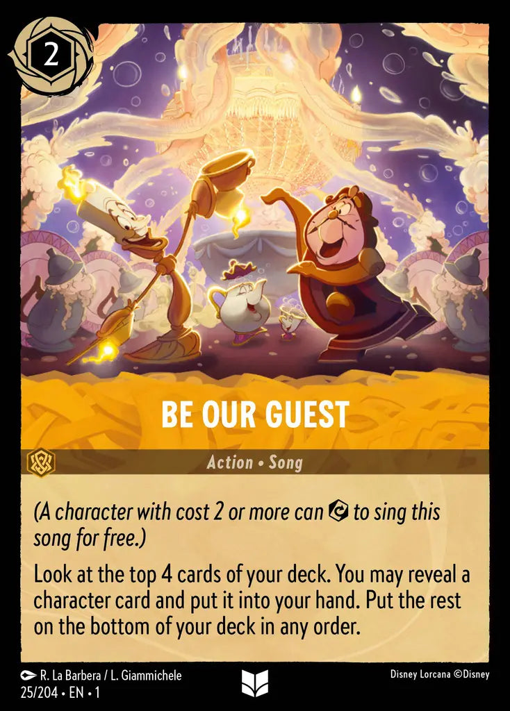01 The First Chapter - 025/204 - Be Our Guest - FOIL