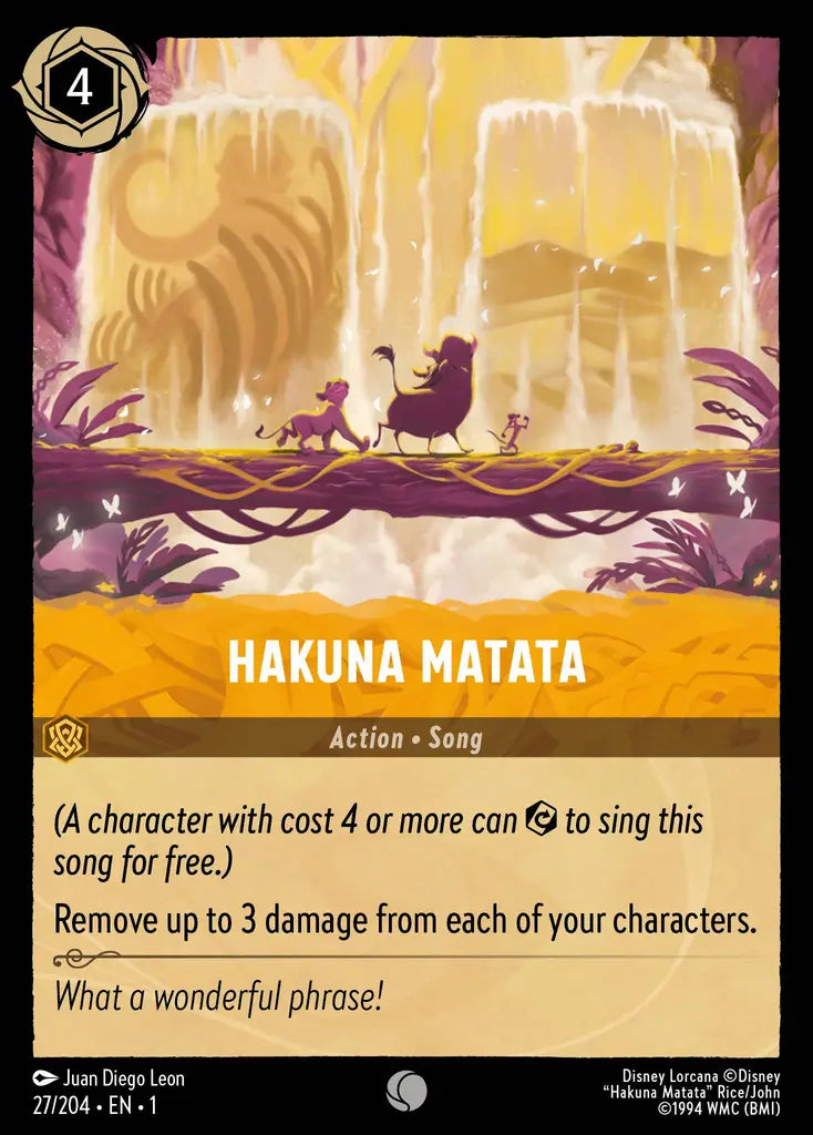 01 The First Chapter - 027/204 - Hakuna Matata - FOIL
