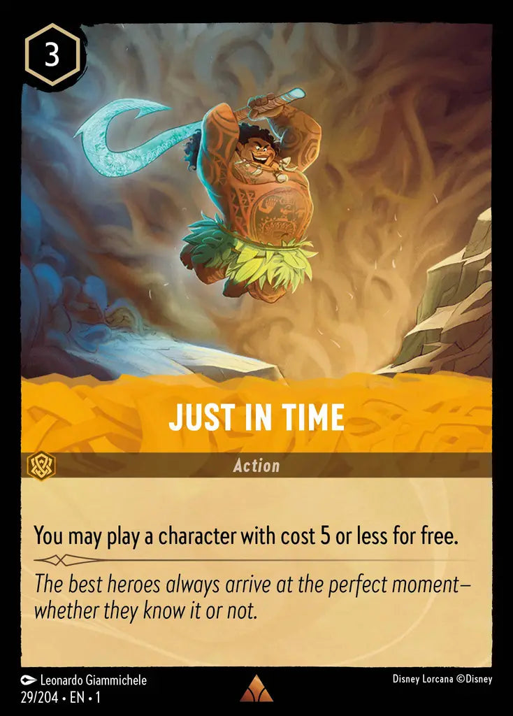 01 The First Chapter - 029/204 - Just In Time - FOIL