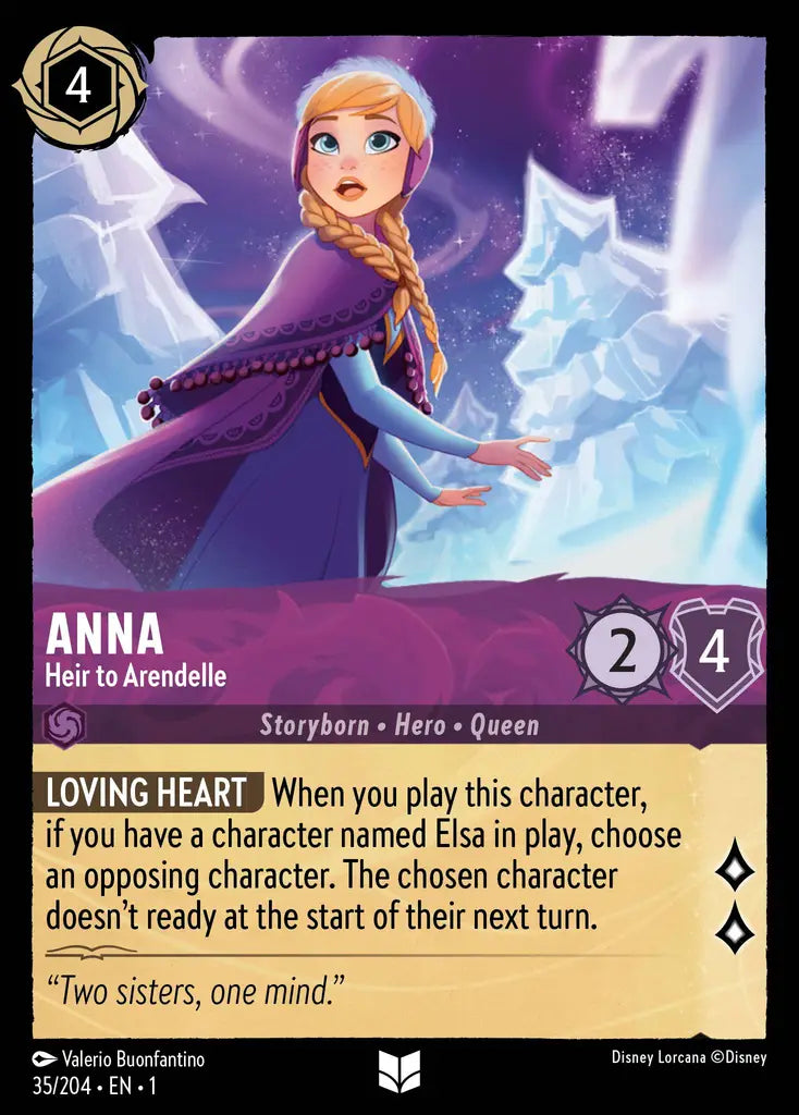 01 The First Chapter - 035/204 - Anna - Heir to Arendelle - NON FOIL