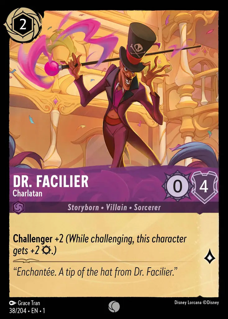 01 The First Chapter - 038/204 - Dr. Facilier - Charlatan - FOIL