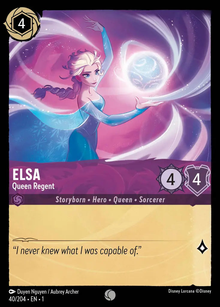 01 The First Chapter - 040/204 - Elsa - Queen Regent - FOIL