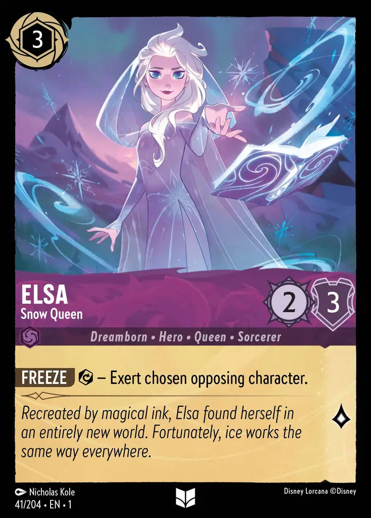 01 The First Chapter - 041/204 - Elsa - Snow Queen - FOIL