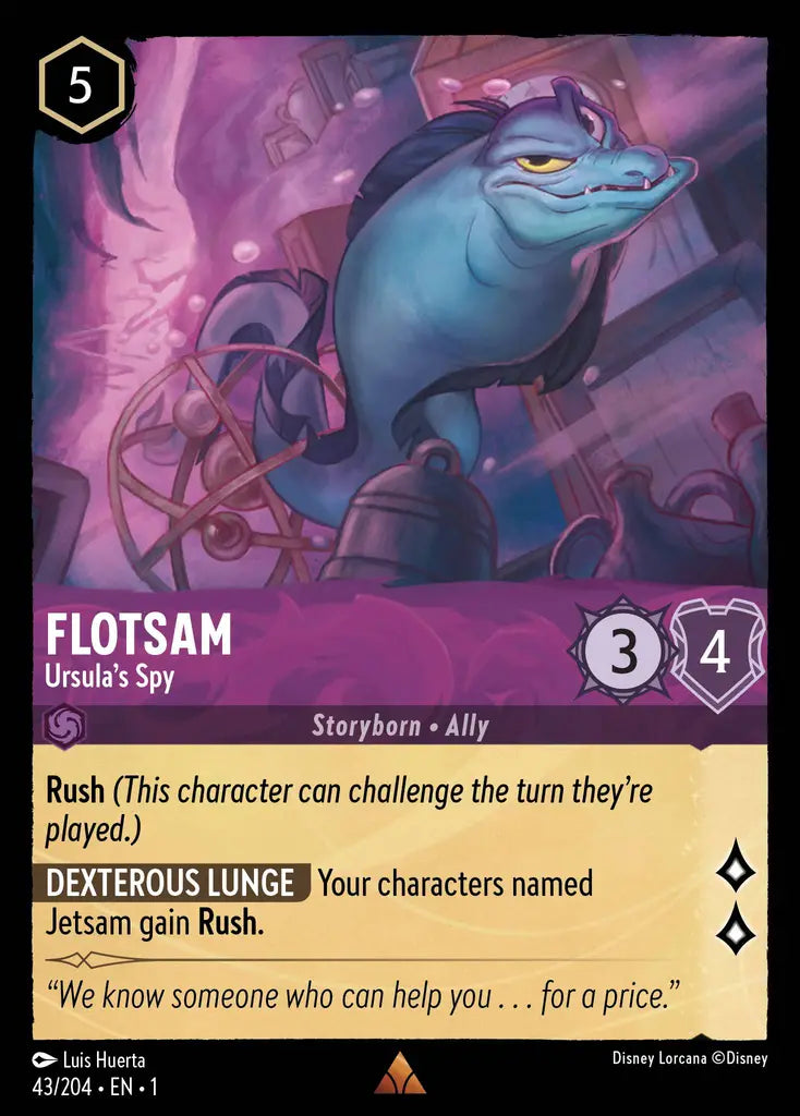 01 The First Chapter - 043/204 - Flotsam - Ursula's Spy - FOIL