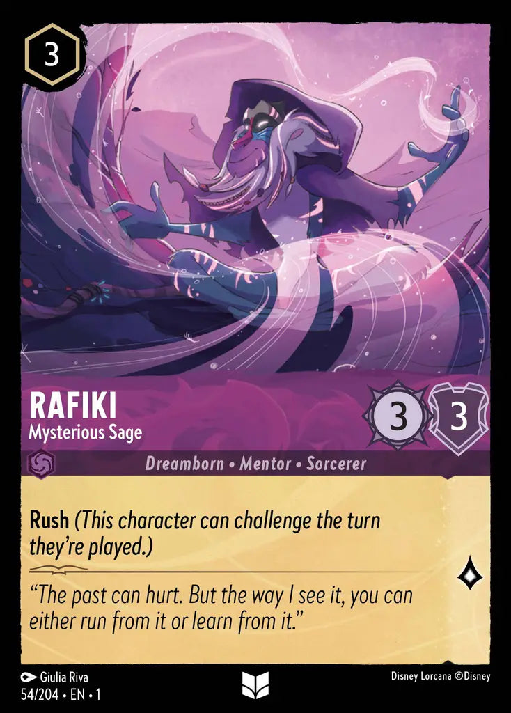01 The First Chapter - 054/204 - Rafiki - Mysterious Sage - FOIL