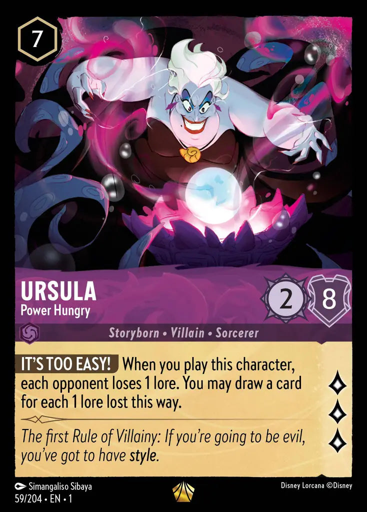01 The First Chapter - 059/204 - Ursula - Power Hungry - FOIL