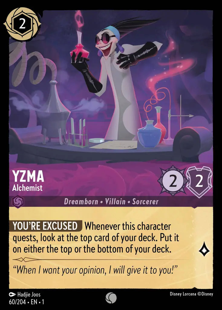 01 The First Chapter - 060/204 - Yzma - Alchemist - FOIL