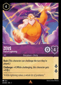 01 The First Chapter - 061/204 - Zeus - God of Lightning - FOIL