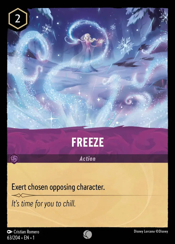 01 The First Chapter - 063/204 - Freeze - NON FOIL