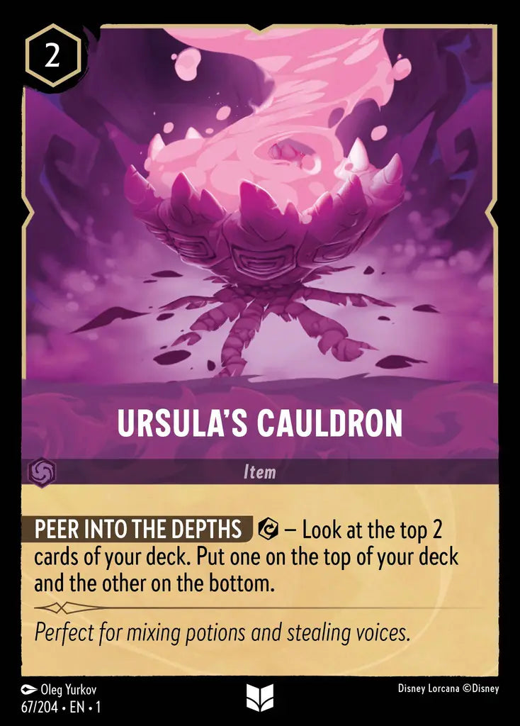 01 The First Chapter - 067/204 - Ursula's Cauldron - FOIL
