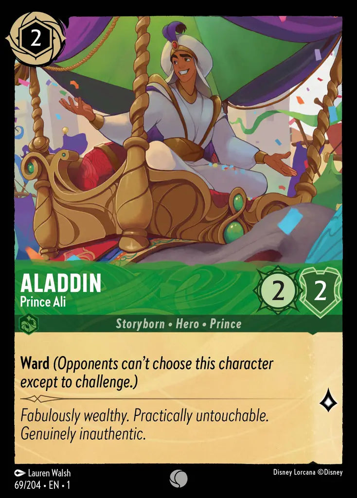 01 The First Chapter - 069/204 - Aladdin - Prince Ali - FOIL