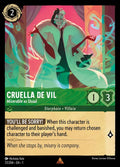 01 The First Chapter - 072/204 - Cruella De Vil - Miserable as Usual - NON FOIL