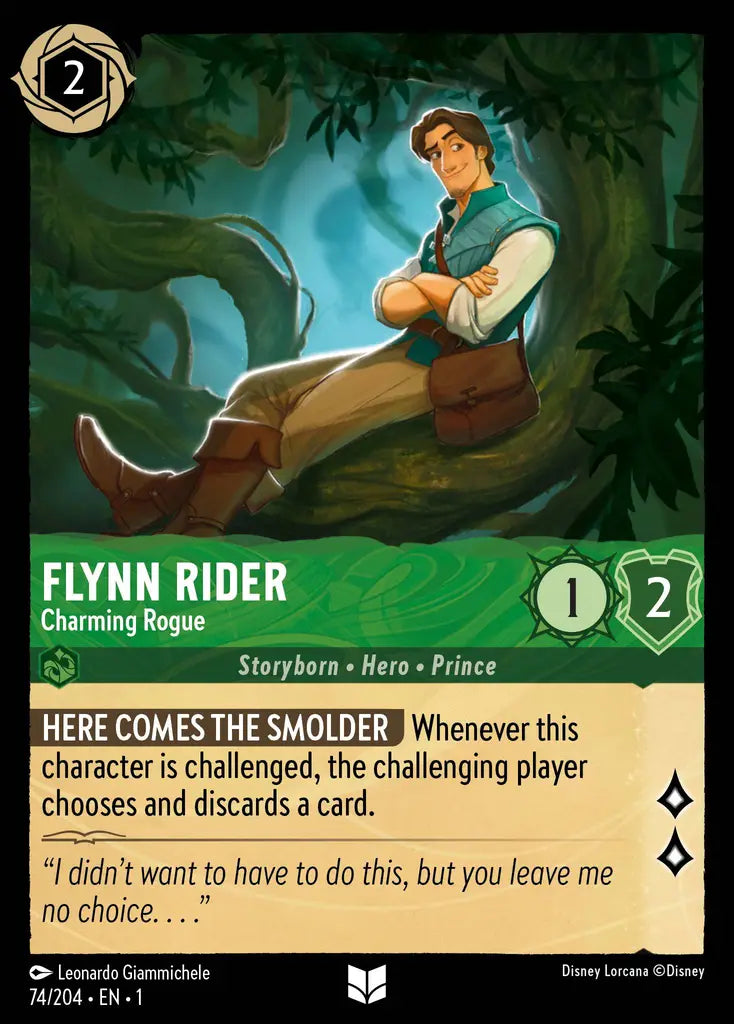 01 The First Chapter - 074/204 - Flynn Rider - Charming Rogue - NON FOIL