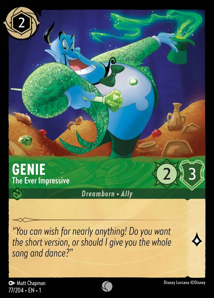 01 The First Chapter - 077/204 - Genie - The Ever Impressive - NON FOIL