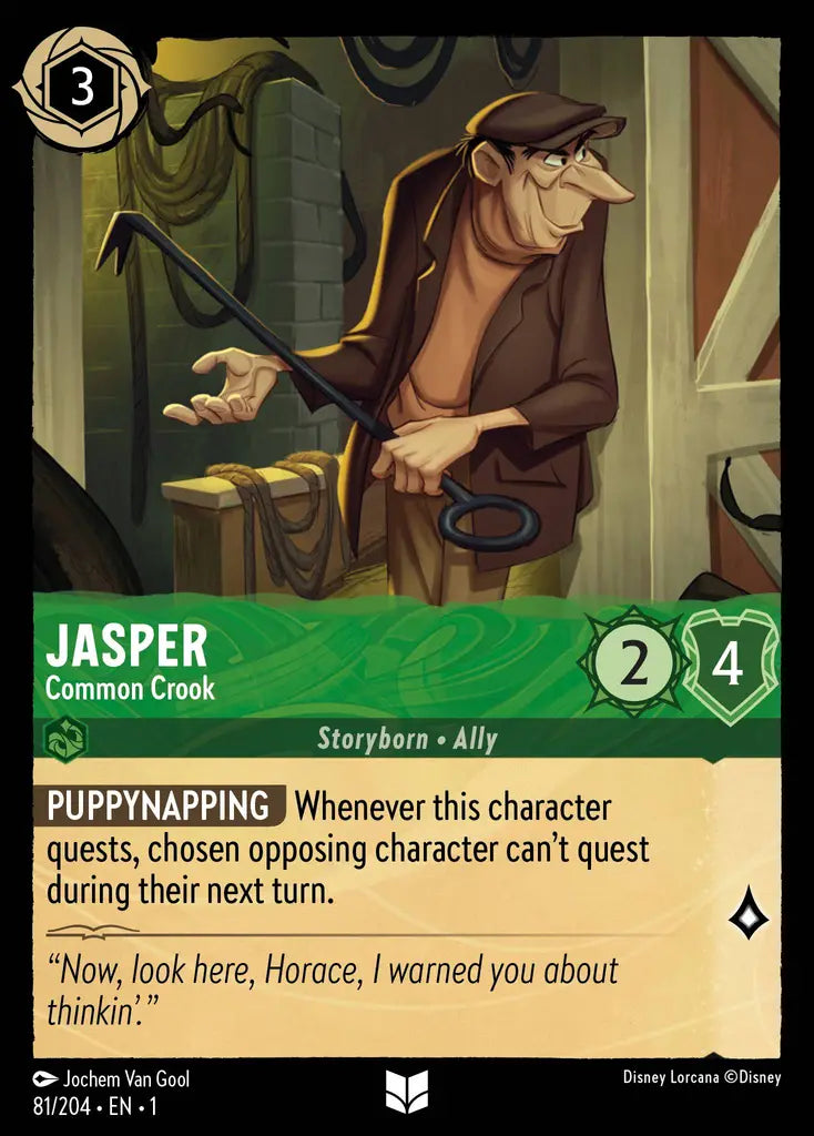 01 The First Chapter - 081/204 - Jasper - Common Crook - FOIL