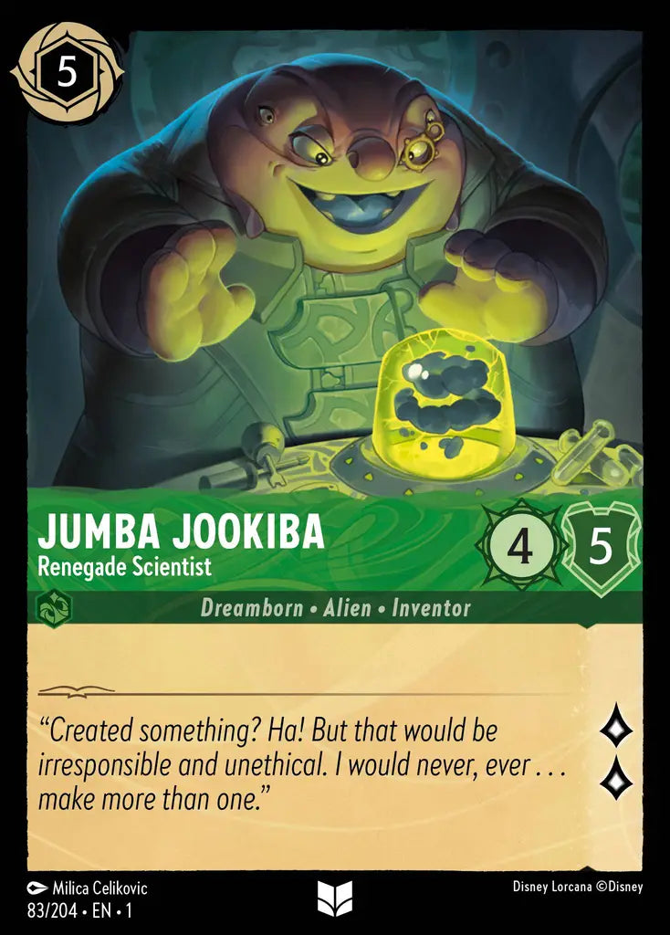 01 The First Chapter - 083/204 - Jumba Jookiba - Renegade Scientist - FOIL