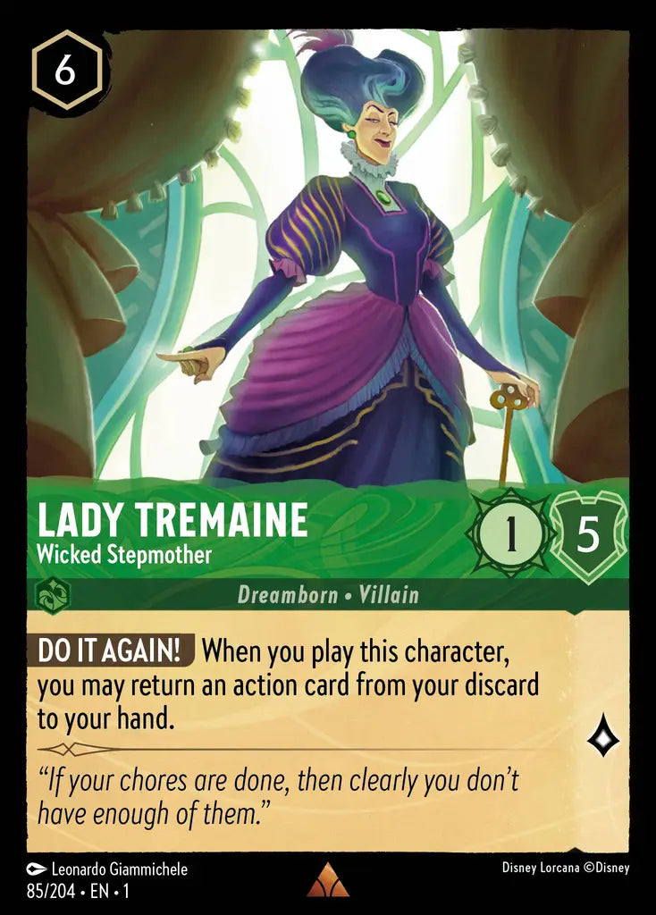 01 The First Chapter - 085/204 - Lady Tremaine - Wicked Stepmother - NON FOIL