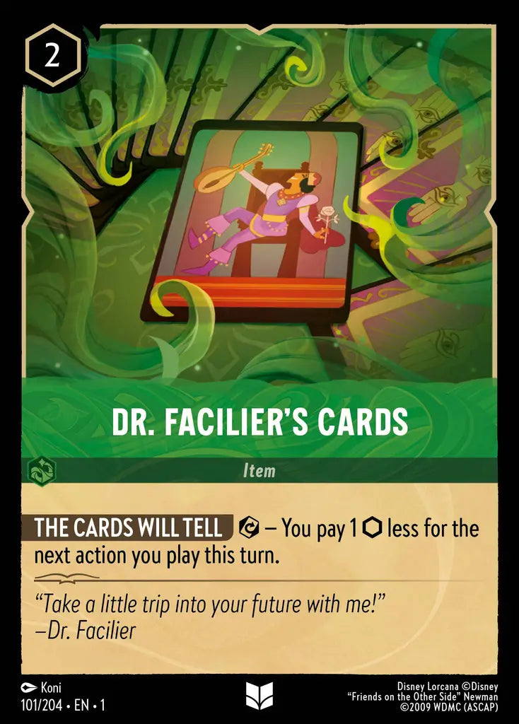 01 The First Chapter - 101/204 - Dr. Facilier's Cards - FOIL