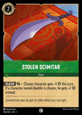 01 The First Chapter - 102/204 - Stolen Scimitar - FOIL