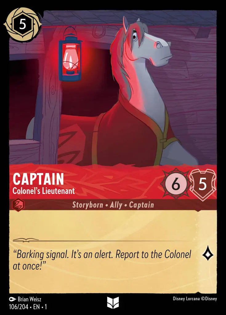 01 The First Chapter - 106/204 - Captain - Colonel's Lieutenant - FOIL