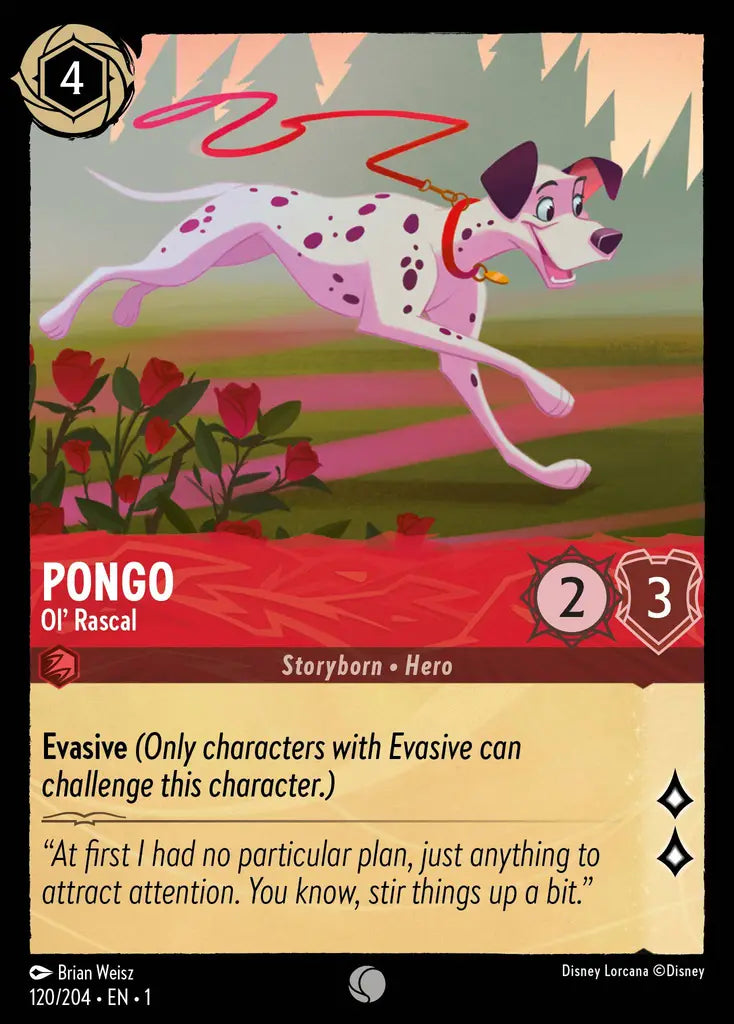 01 The First Chapter - 120/204 - Pongo - Ol' Rascal - FOIL