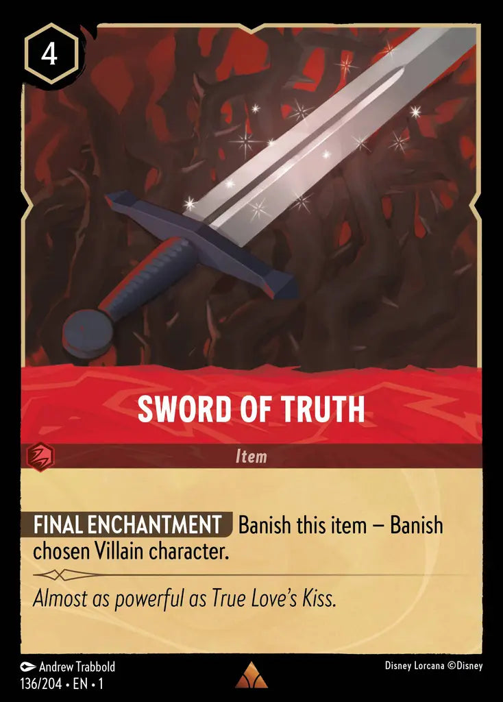 01 The First Chapter - 136/204 - Sword Of Truth - FOIL