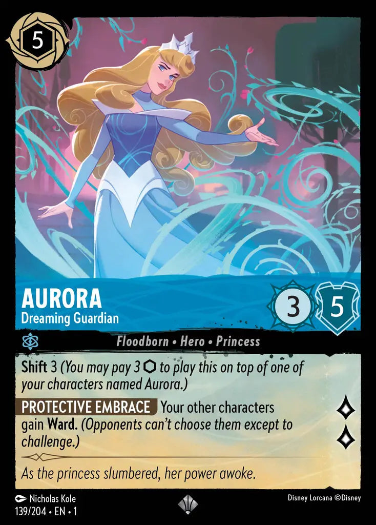 01 The First Chapter - 139/204 - Aurora - Dreaming Guardian - NON FOIL