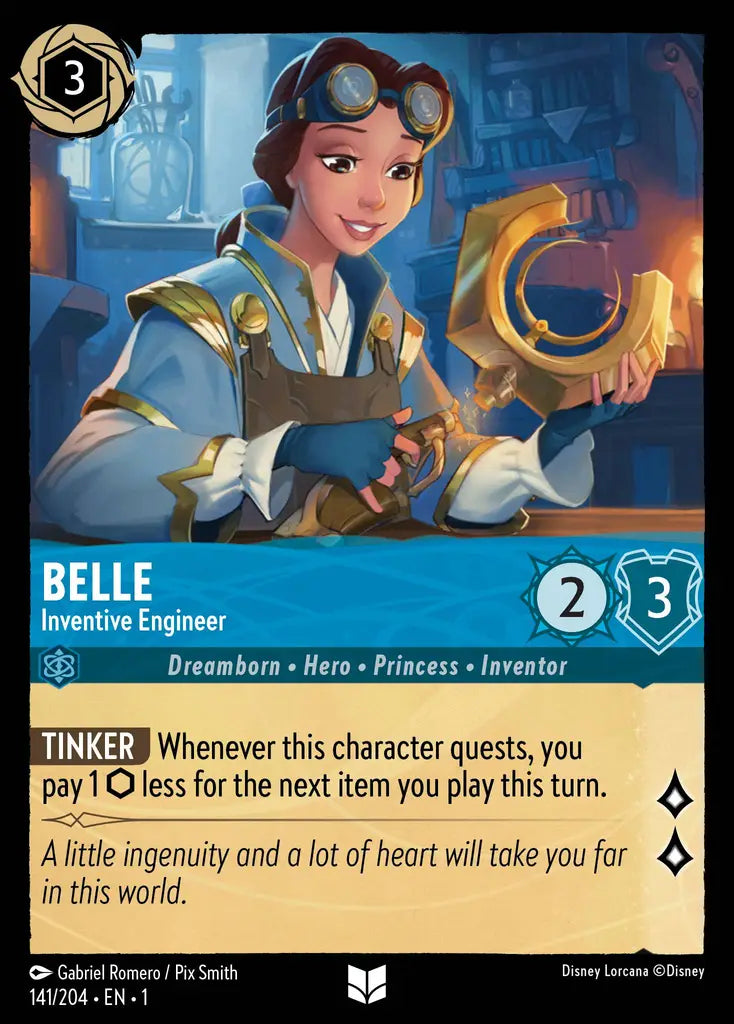01 The First Chapter - 141/204 - Belle - Inventive Engineer - FOIL