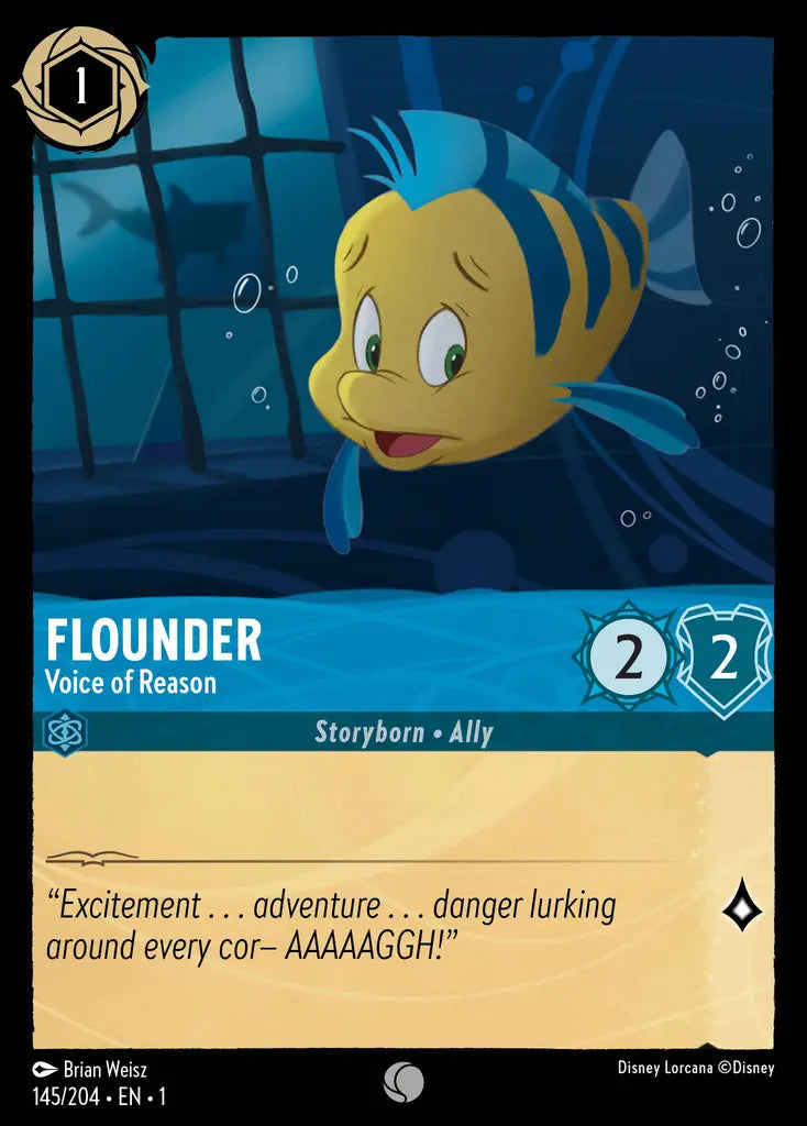 01 The First Chapter - 145/204 - Flounder - Voice Of Reason - FOIL