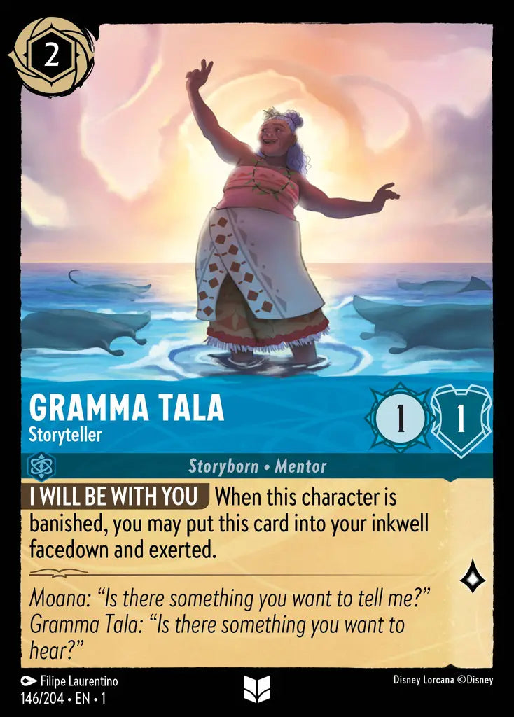 01 The First Chapter - 146/204 - Gramma Tala - Storyteller - FOIL