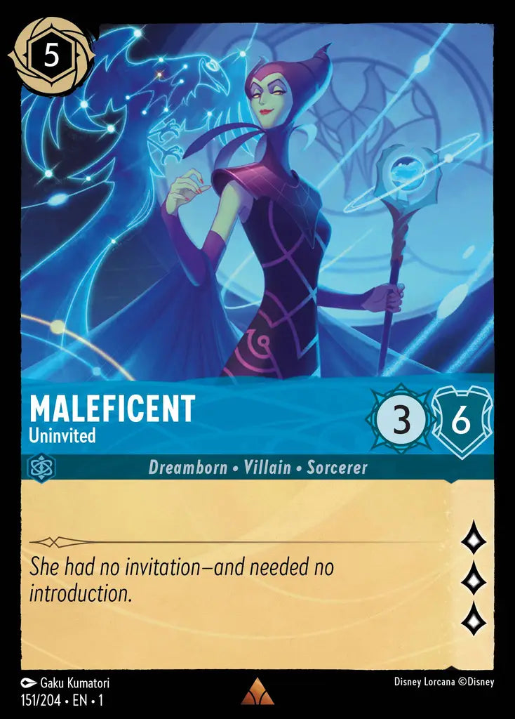 01 The First Chapter - 151/204 - Maleficent - Uninvited - FOIL