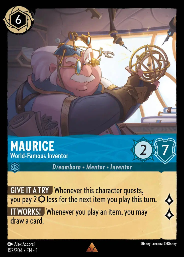 01 The First Chapter - 152/204 - Maurice - World-Famous Inventor - NON FOIL