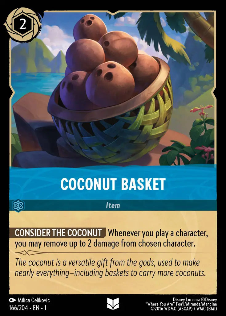 01 The First Chapter - 166/204 - Coconut Basket - FOIL
