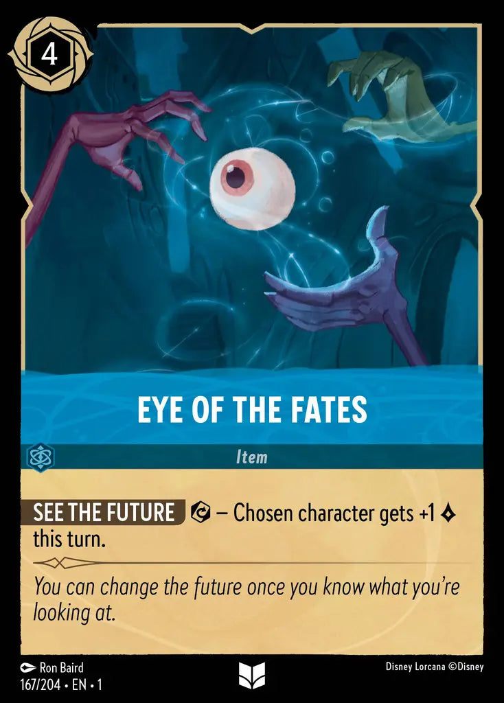 01 The First Chapter - 167/204 - Eye Of The Fates - FOIL