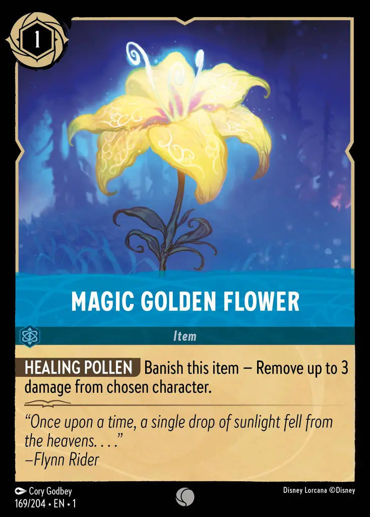 01 The First Chapter - 169/204 - Magic Golden Flower - FOIL