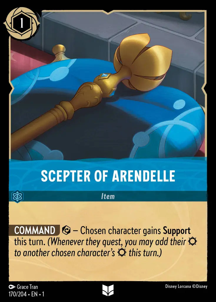01 The First Chapter - 170/204 - Scepter Of Arendelle - FOIL