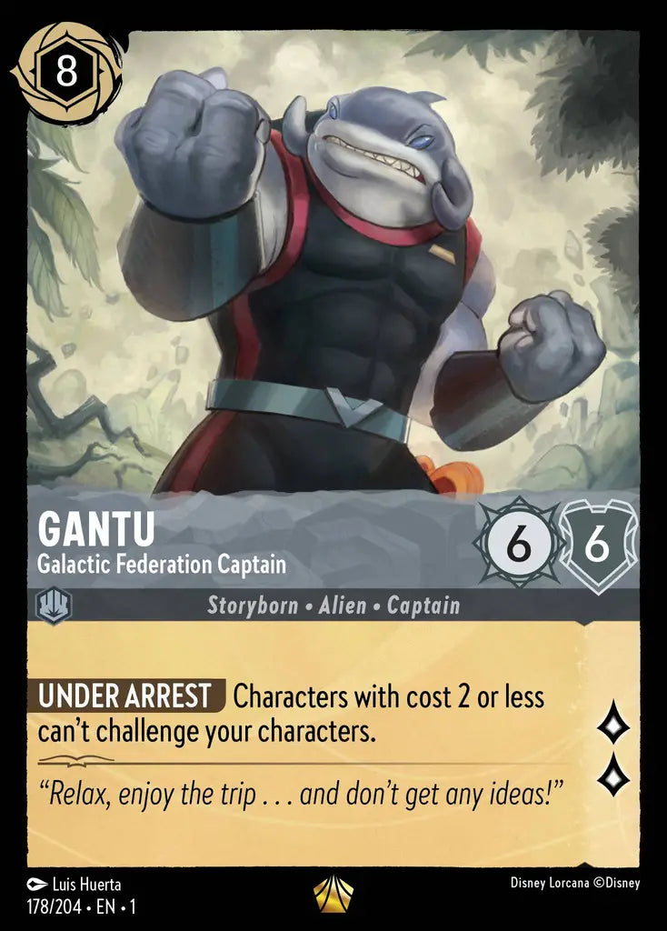01 The First Chapter - 178/204 - Gantu - Galactic Federation Captain - NON FOIL