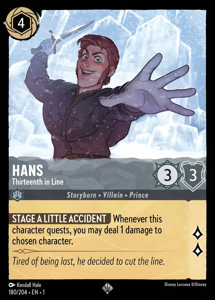 01 The First Chapter - 180/204 - Hans - Thirteenth in Line - NON FOIL