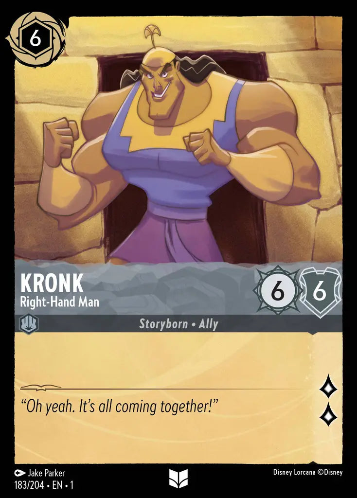 01 The First Chapter - 183/204 - Kronk - Right-Hand Man - FOIL