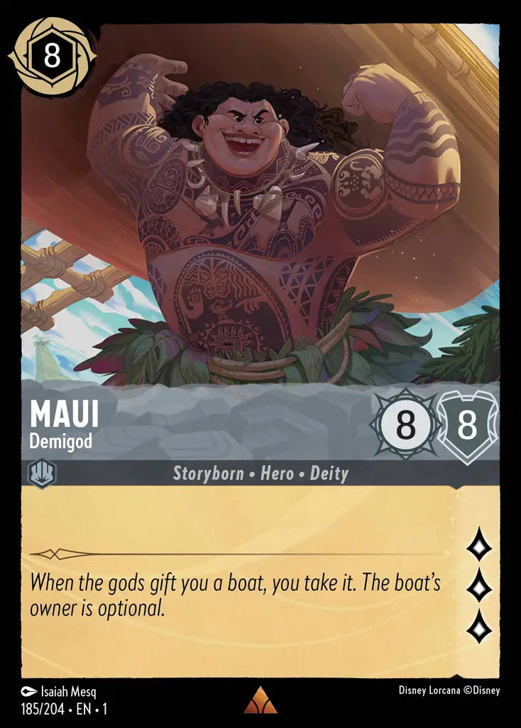01 The First Chapter - 185/204 - Maui - Demigod - FOIL