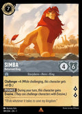 01 The First Chapter - 189/204 - Simba - Returned King - NON FOIL