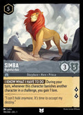 01 The First Chapter - 190/204 - Simba - Rightful Heir - FOIL