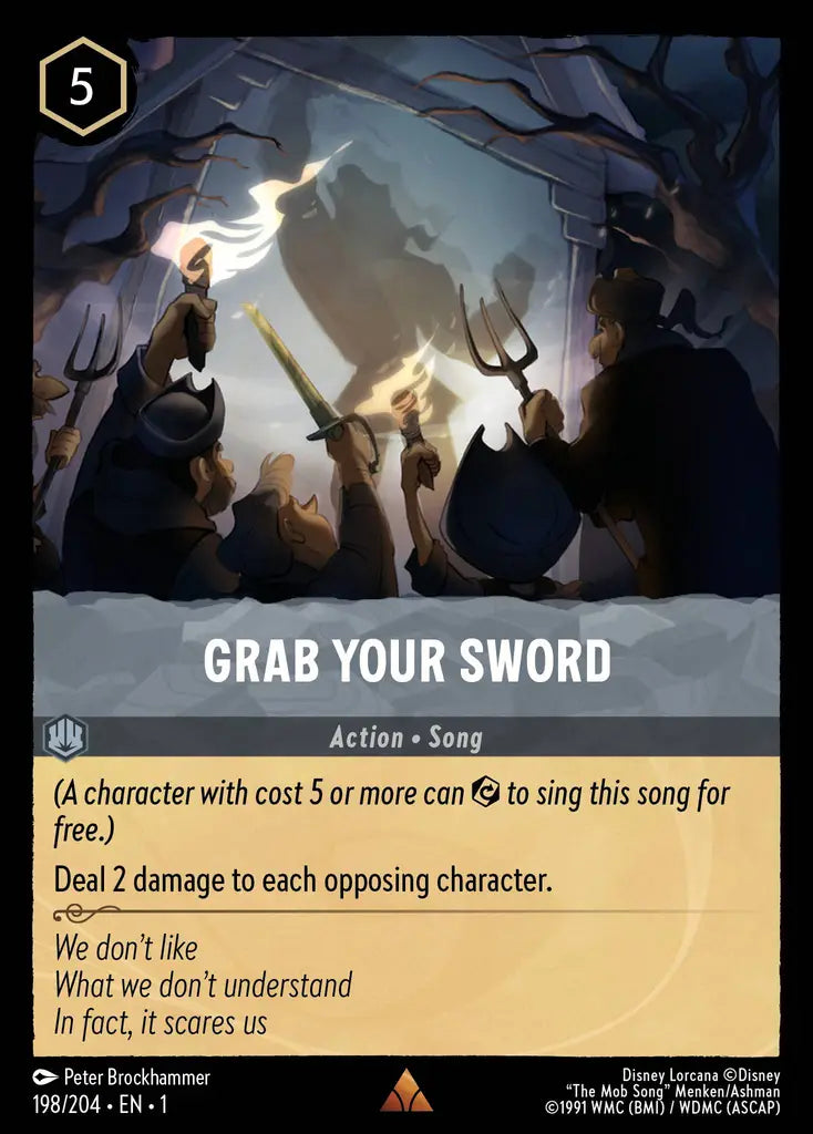01 The First Chapter - 198/204 - Grab Your Sword - FOIL