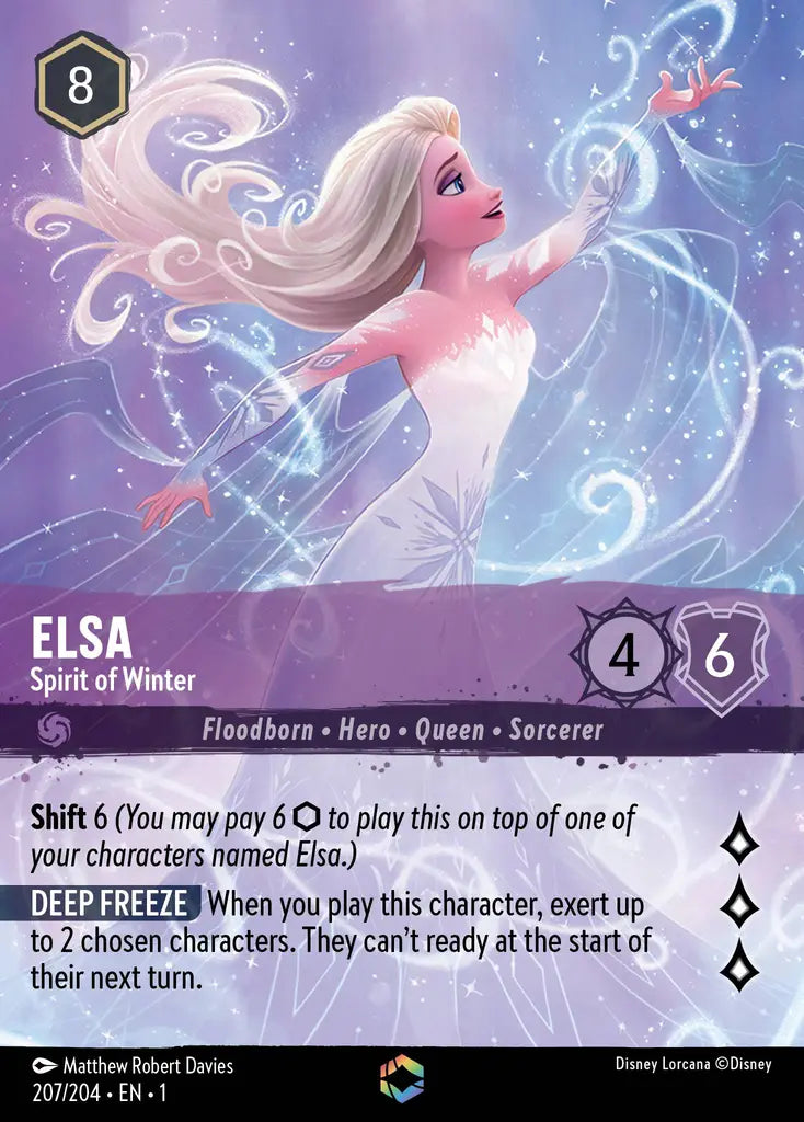 01 The First Chapter - 207/204 - Elsa - Spirit of Winter - FOIL