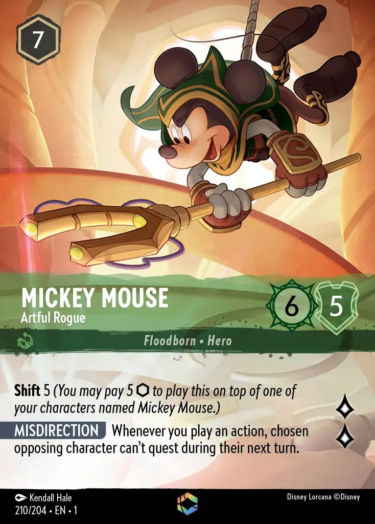 01 The First Chapter - 210/204 - Mickey Mouse - Artful Rogue - FOIL