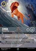 01 The First Chapter - 215/204 - Simba - Returned King - FOIL