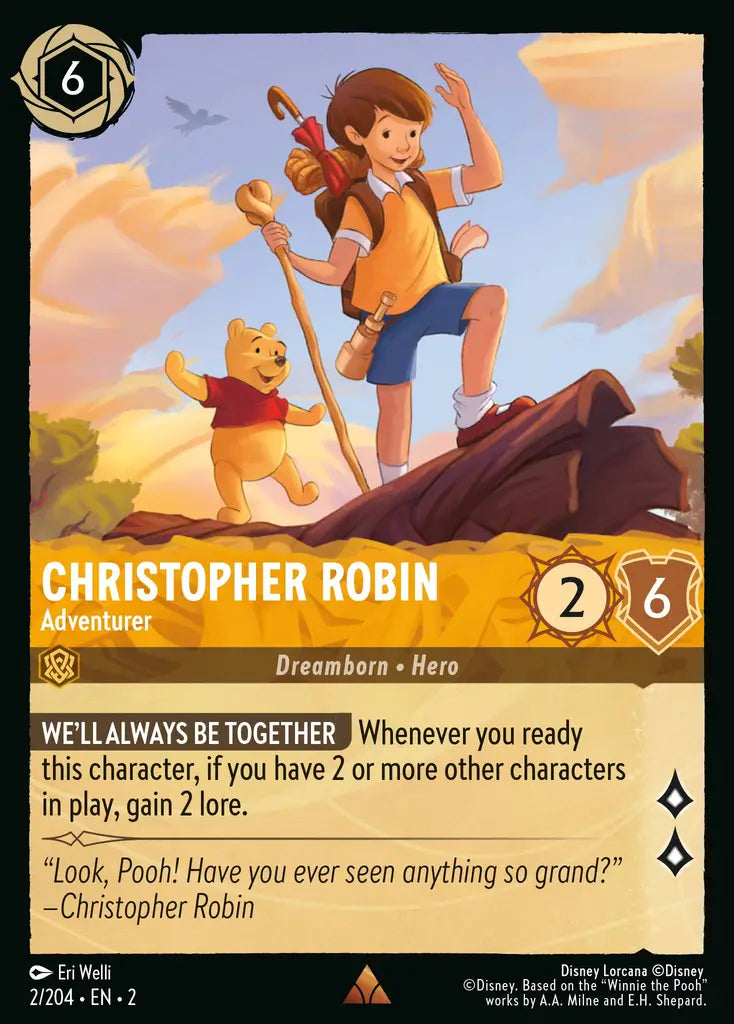 02 Rise of the Floodborn - 002/204 - Christopher Robin - Adventurer - FOIL