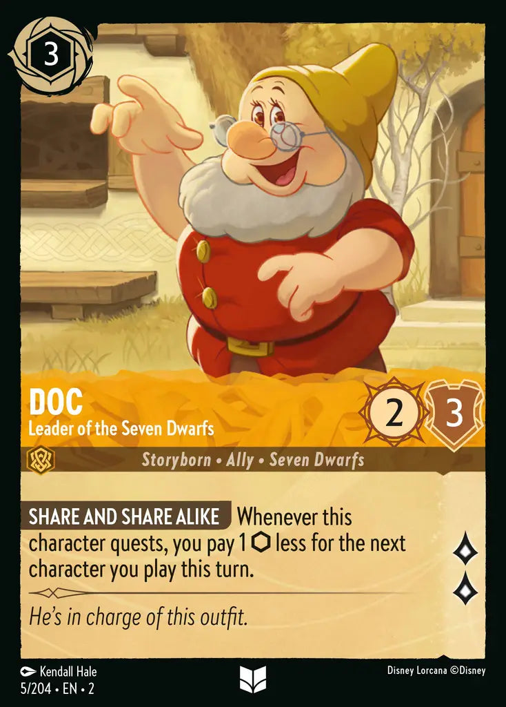 02 Rise of the Floodborn - 005/204 - Doc - Leader of the Seven Dwarfs - FOIL